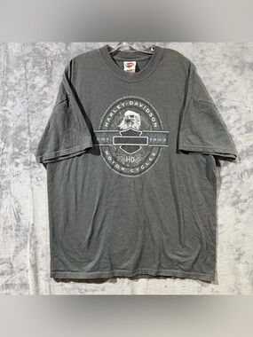 Harley Davidson T-Shirt 2006 Made In USA Y2K Vintage Men's Size 2XL Preowned